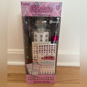 Xo Poppy Karaoke Speaker & Mic Duo